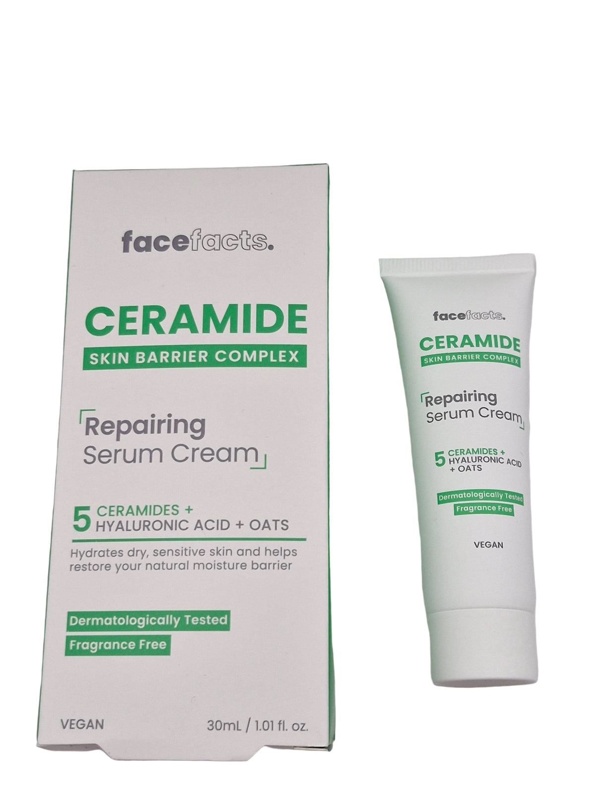 Face Facts Ceramide Repairing Serum Repairs + Hydrates Skin 30ml