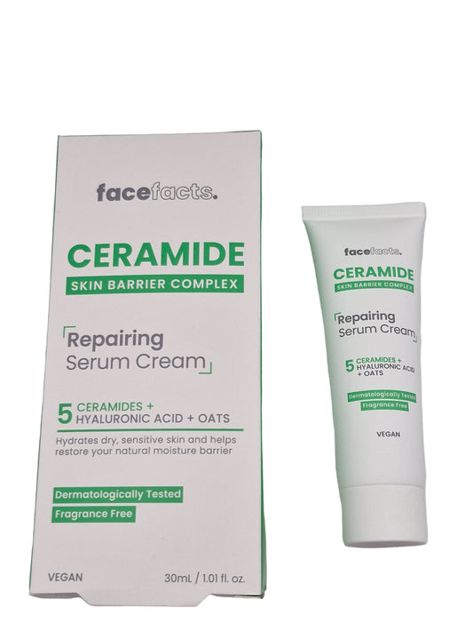 Face Facts Ceramide Repairing Serum Repairs + Hydrates Skin 30ml