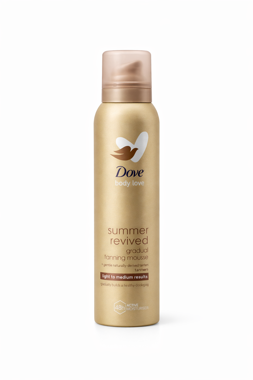 Dove Body spray gradual tanning mousse light to medium - Kind Beauty
