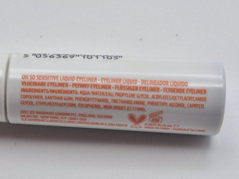 W7 Oh So Sensitive Eyeliner - Black