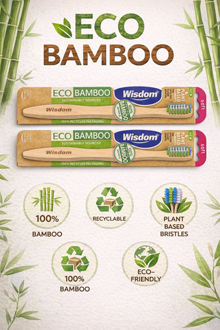 Wisdom Eco Bamboo Toothbrush