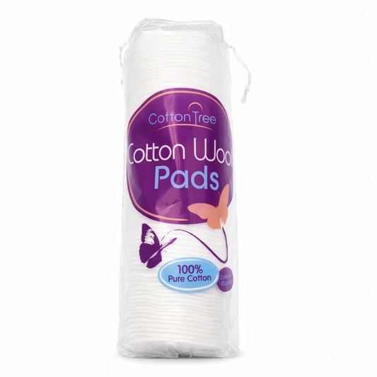 Cotton Tree 100 Percent Pure Cotton, Round Cotton Wool Pads