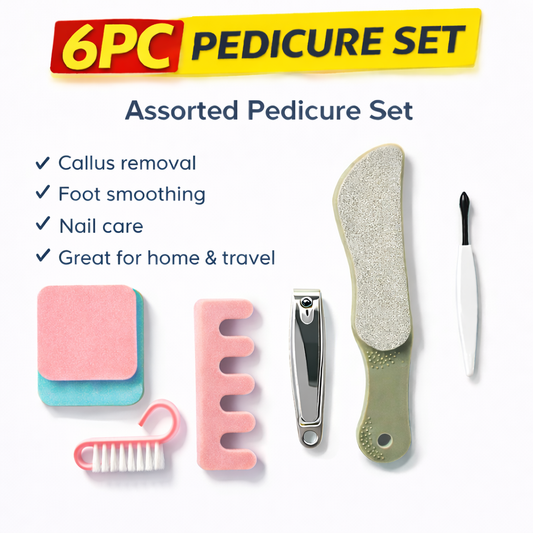 Pedicure set 6pcs