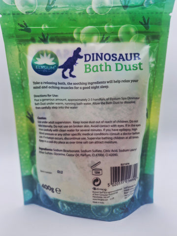 Elysium Spa Apple Scented Dinosaur Bath Dust 400g