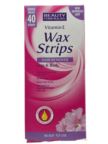 Hair remover wax strips