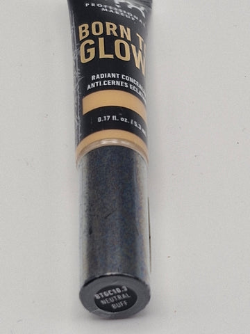 NYX Professional Makeup Born to Glow Radiant Concealer, Iridescent Finish, Reduces Under Eye Circles, Highlight and Contour, Vegan Formula