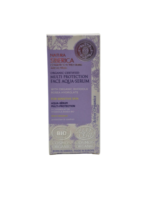 Natura Siberica Organic Certified Multi-Protection Face Aqua Serum 15ml