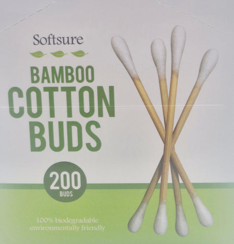 Eco Friendly Bamboo Cotton Buds 200 Pack