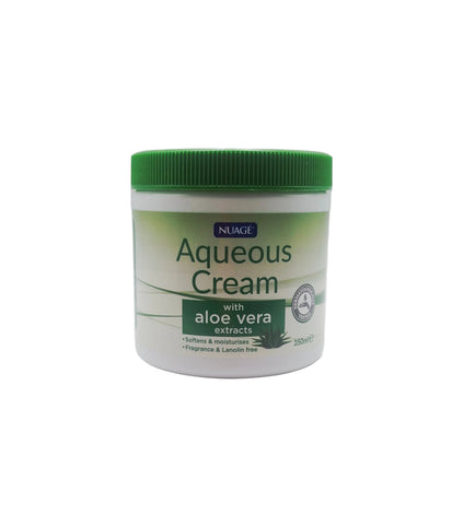 Nuage Aqueous Cream With Added Aloe Vera, 350Ml