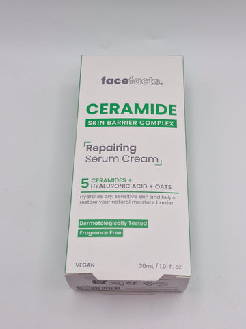 Face Facts Ceramide Repairing Serum Repairs + Hydrates Skin 30ml