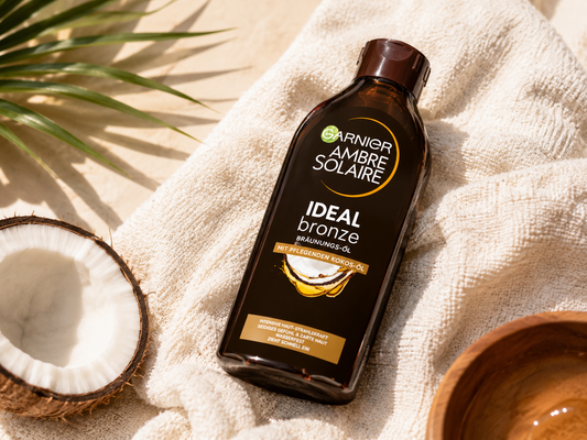 Garnier Ambre Solaire Ideal Bronze Tanning Oil.
